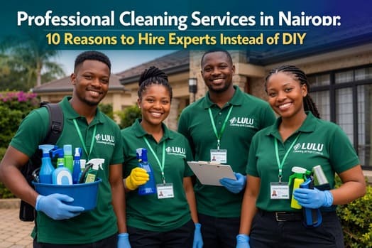 Professional Cleaning Services in Nairobi 10 Reasons to Hire Experts Instead of DIY